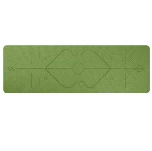 Non Slip TPE Yoga Mat Position Line Beginner – Image 9
