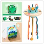 Silicone Sensory Training Toys For Baby Montessori Developmental Toys For Children Rational Education Soft Finger Training Toys Gift – Image 2