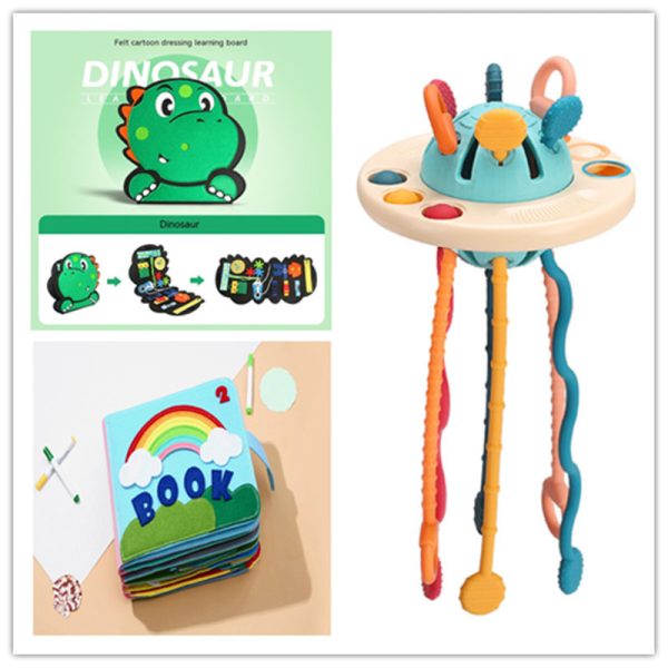 Silicone Sensory Training Toys For Baby Montessori Developmental Toys For Children Rational Education Soft Finger Training Toys Gift – Image 2