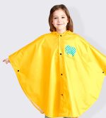 Children's Raincoat Primary School Poncho Cloak – Image 3