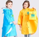 Children's Raincoat Primary School Poncho Cloak