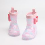 New Children's Rain Boots Cartoon Crystal Bottom – Image 4