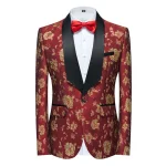 QJ CINGA Brands Men's Suit Jacket, Wedding Business Dress Coat, Slim Blazer, New Costume, Asian Size, M-5XL, 6XL – Image 4