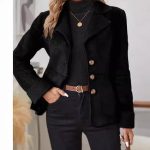 Casual Fashion Cold-proof Warm Fur Integrated Lapel Pocket Jacket – Image 4