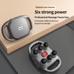 Handheld Deep Tissue Massagers  Percussion Massage Gun  6-Head Back Massager For Muscle Relaxation In Back Leg Neck Shoulder And Body Gifts For Families And Friends – Image 4