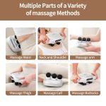 Handheld Deep Tissue Massagers  Percussion Massage Gun  6-Head Back Massager For Muscle Relaxation In Back Leg Neck Shoulder And Body Gifts For Families And Friends – Image 9